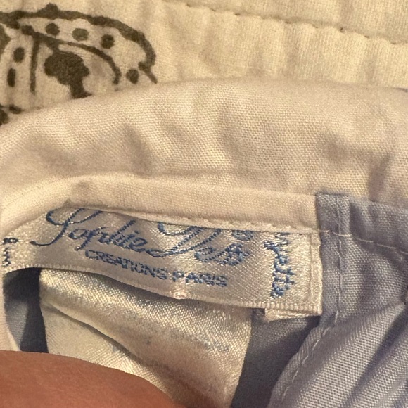 Vintage Light Blue sailboat Smocked Bubble Romper with Peter Pan Collar - Picture 5 of 5